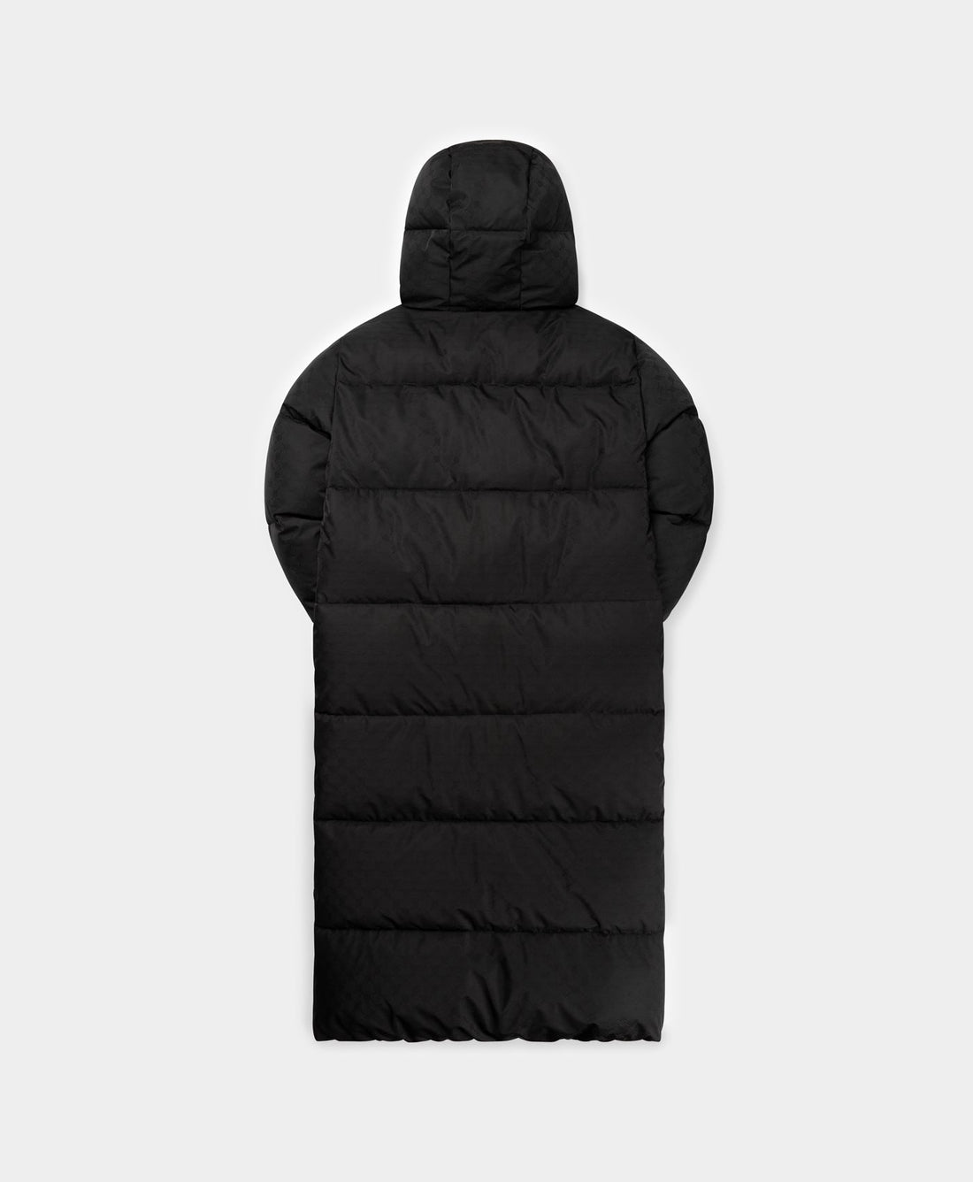 Black Monogram Long Puffer Jacket