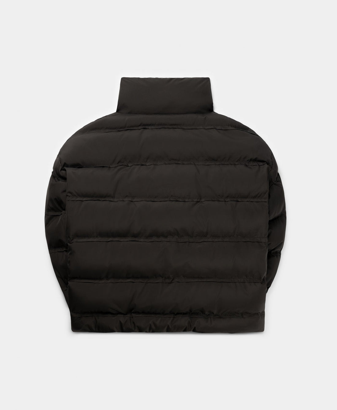 Black Relaxed Short Puffer