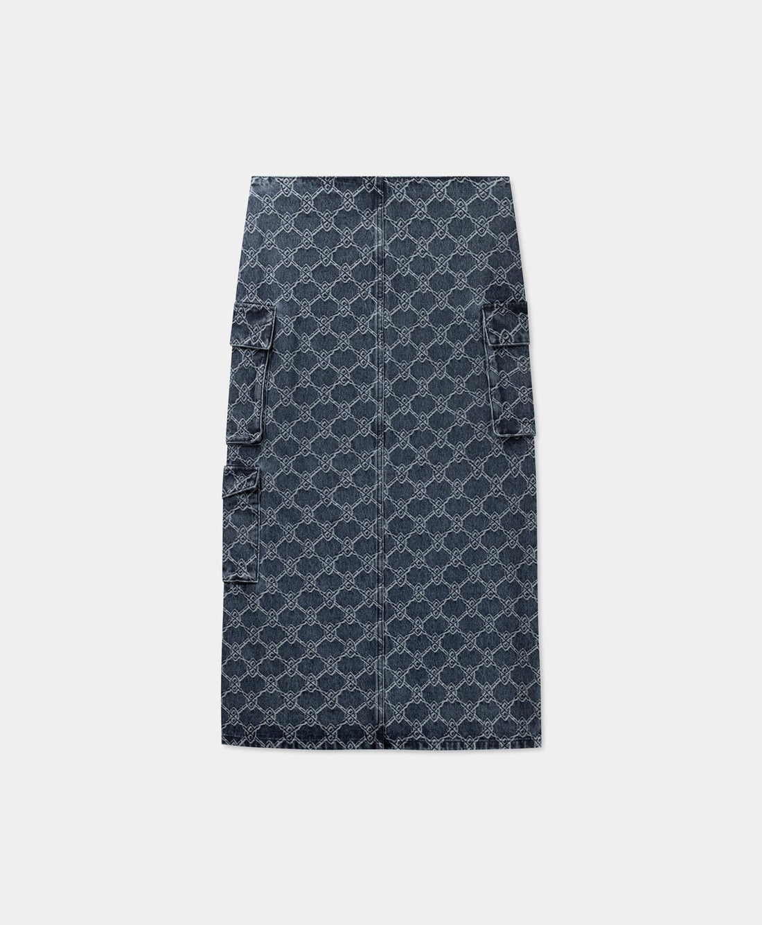 Blue Zora Denim Cargo Skirt