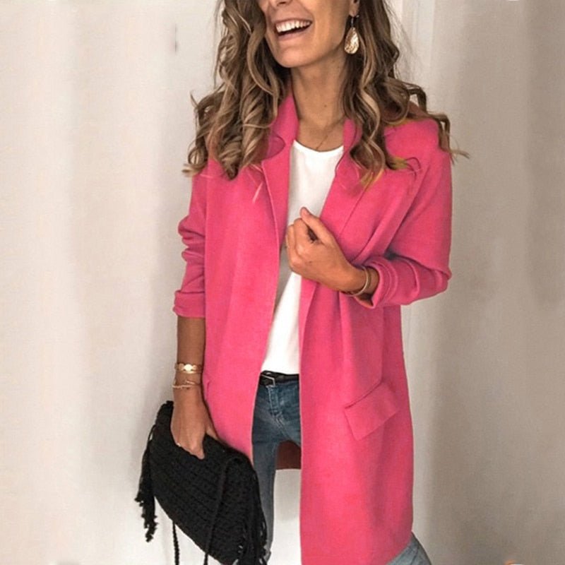 Bersha | Giacca blazer lunga ed elegante